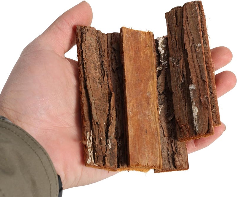 BYHER 4" Craft Sticks, 45Pcs Wooden Sticks for Crafts, Natural Wood Log Twigs for DIY Photo Props, School Projects, Card Making (Rustic) - Image 3